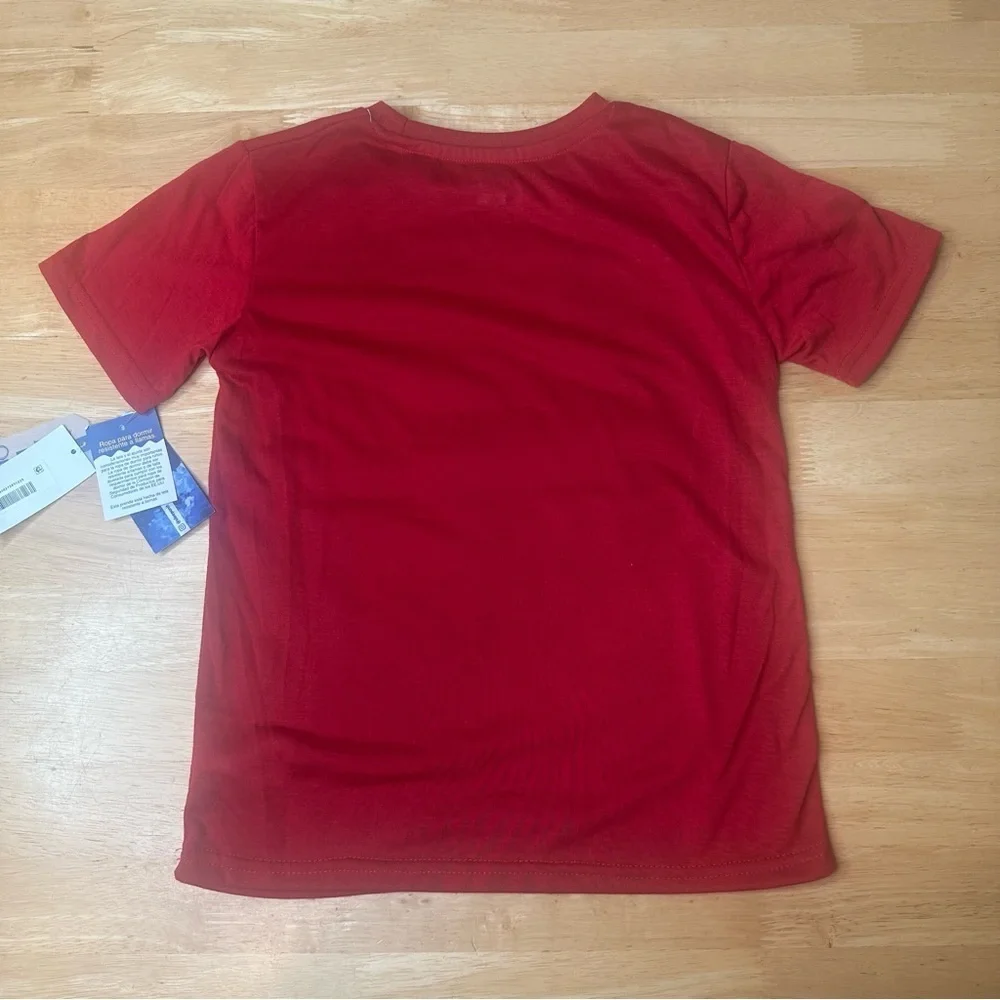 Max & Olivia Boys Red Sleep Shirt Tee Zzz Weekend Snore Size S Small NWT